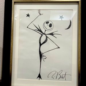 Authentic Tim Burton sketch